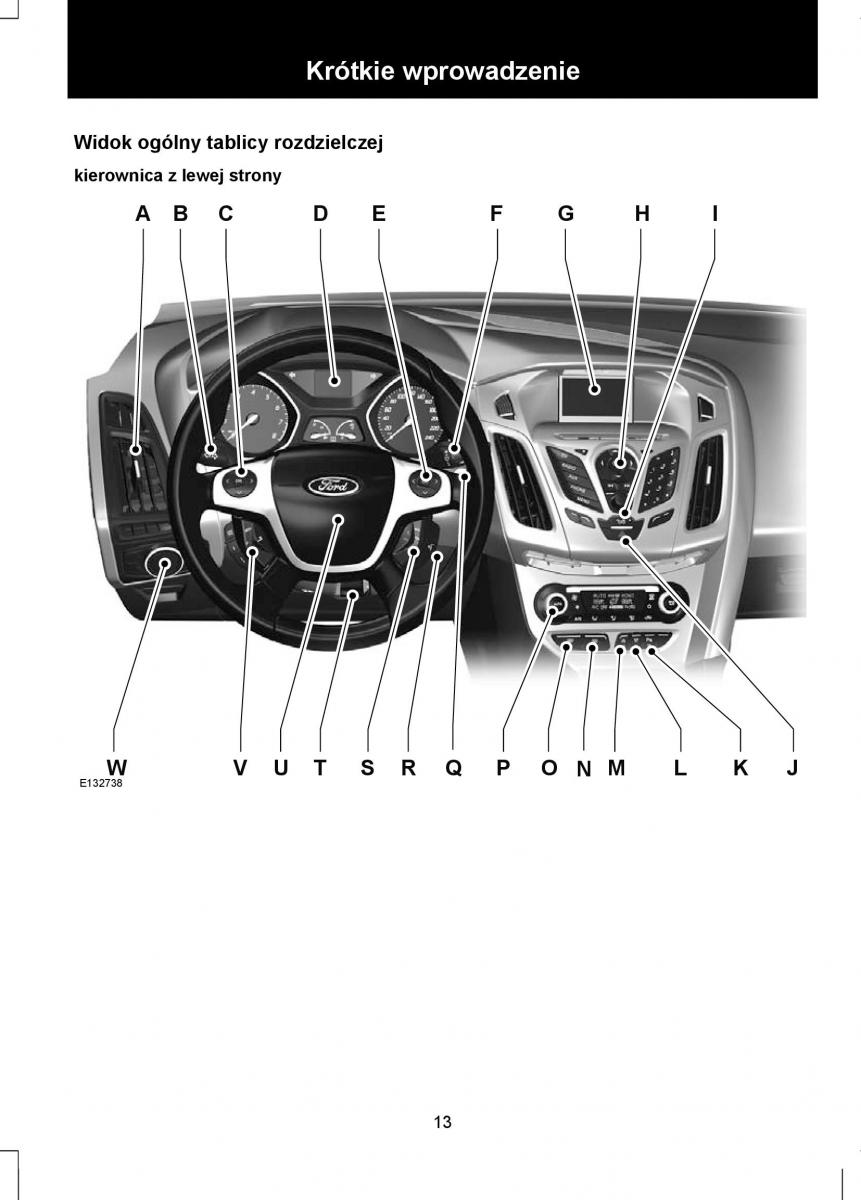 Ford Focus III 3 instrukcja obslugi / page 15