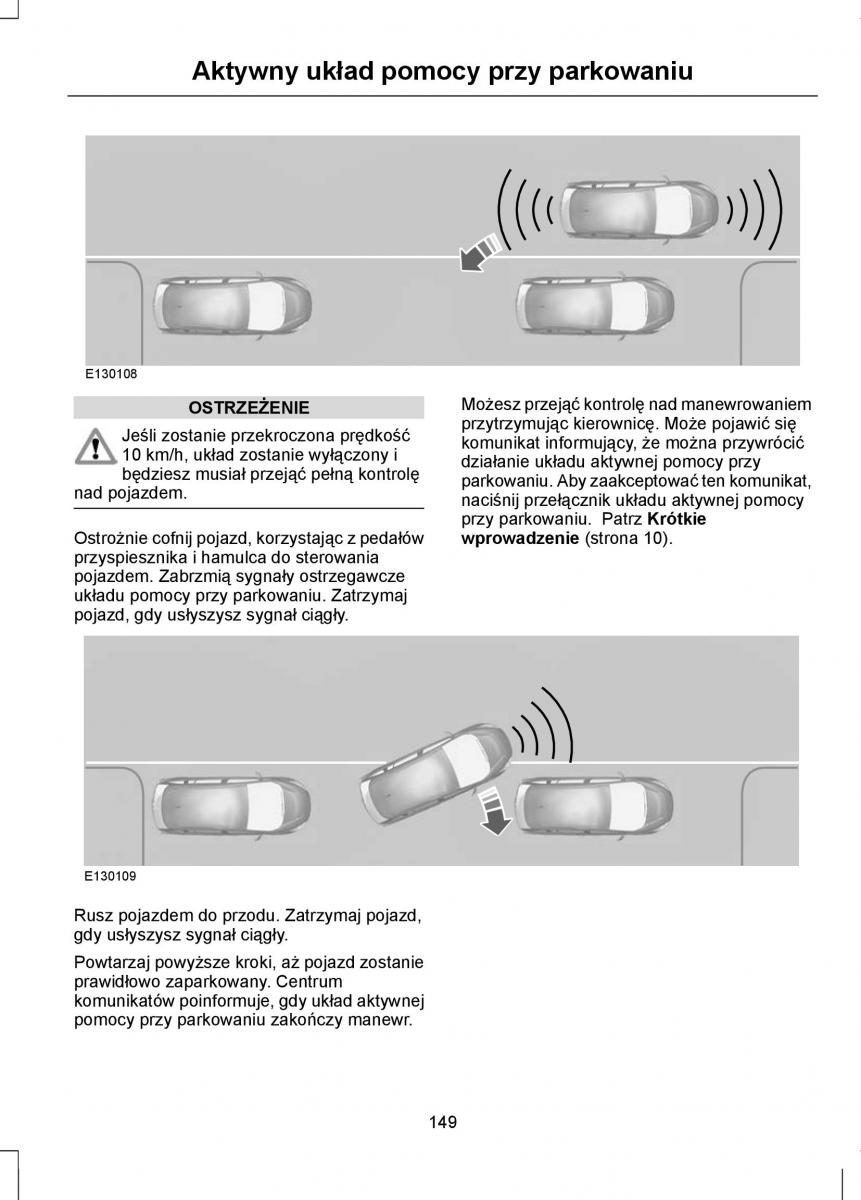 Ford Focus III 3 instrukcja obslugi / page 151