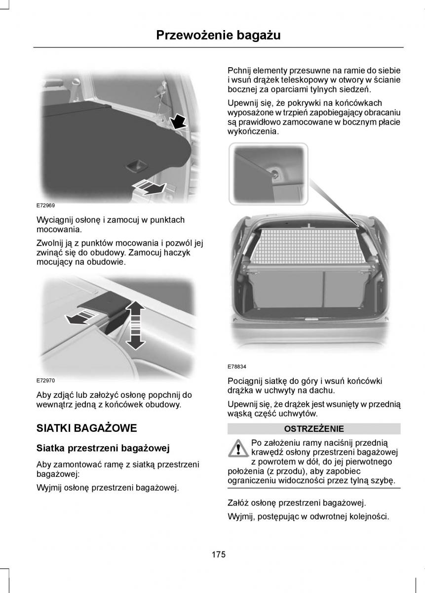 Ford Focus III 3 instrukcja obslugi / page 177