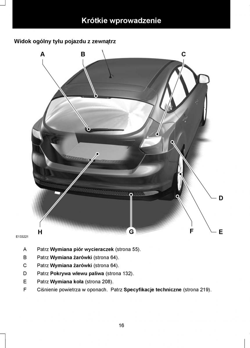 Ford Focus III 3 instrukcja obslugi / page 18