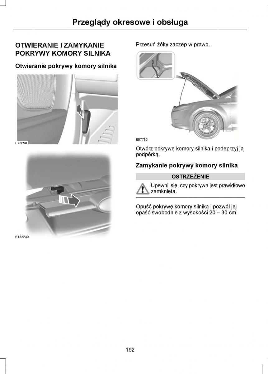 Ford Focus III 3 instrukcja obslugi / page 194