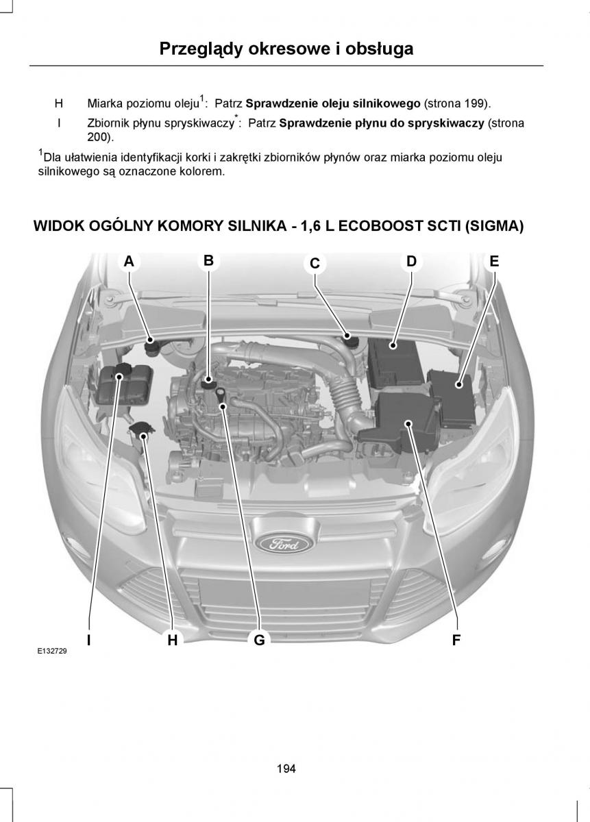 Ford Focus III 3 instrukcja obslugi / page 196