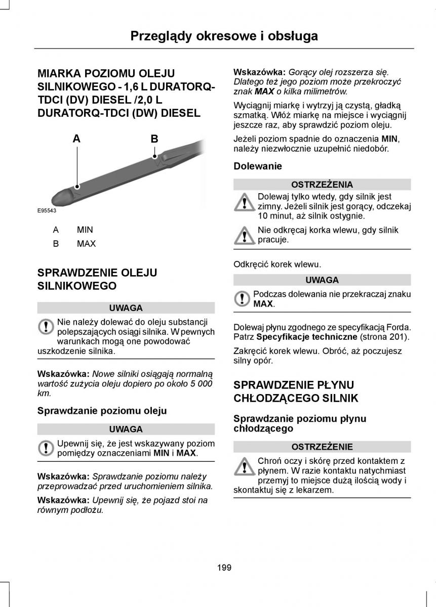 Ford Focus III 3 instrukcja obslugi / page 201