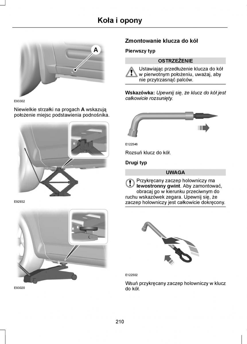 Ford Focus III 3 instrukcja obslugi / page 212