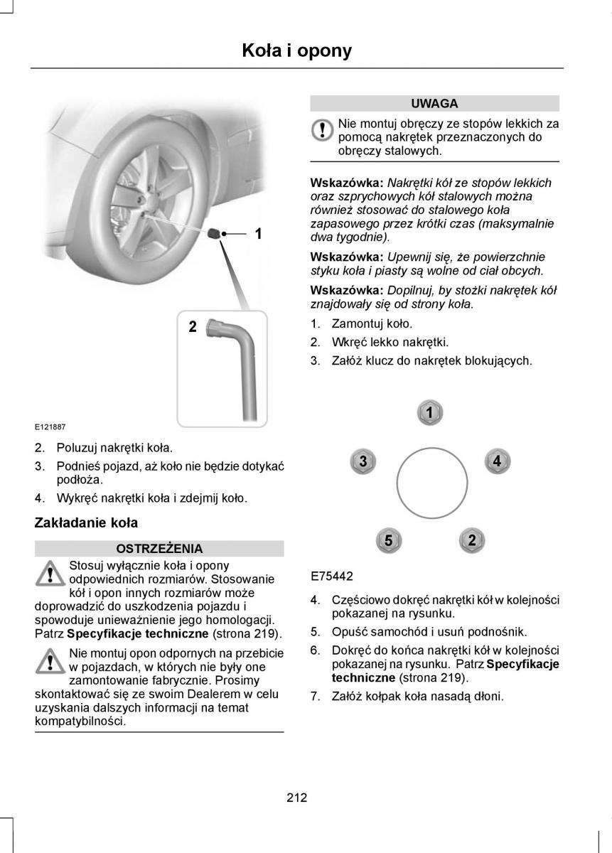 Ford Focus III 3 instrukcja obslugi / page 214