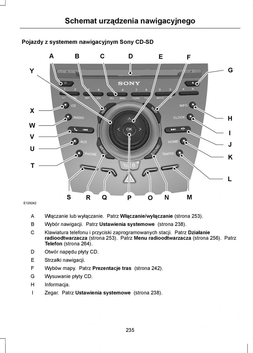 Ford Focus III 3 instrukcja obslugi / page 237