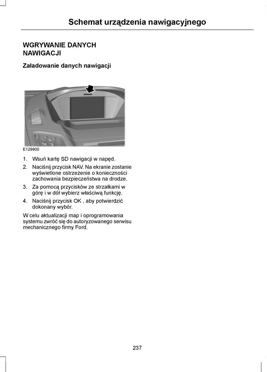 Ford Focus III 3 instrukcja obslugi / page 239