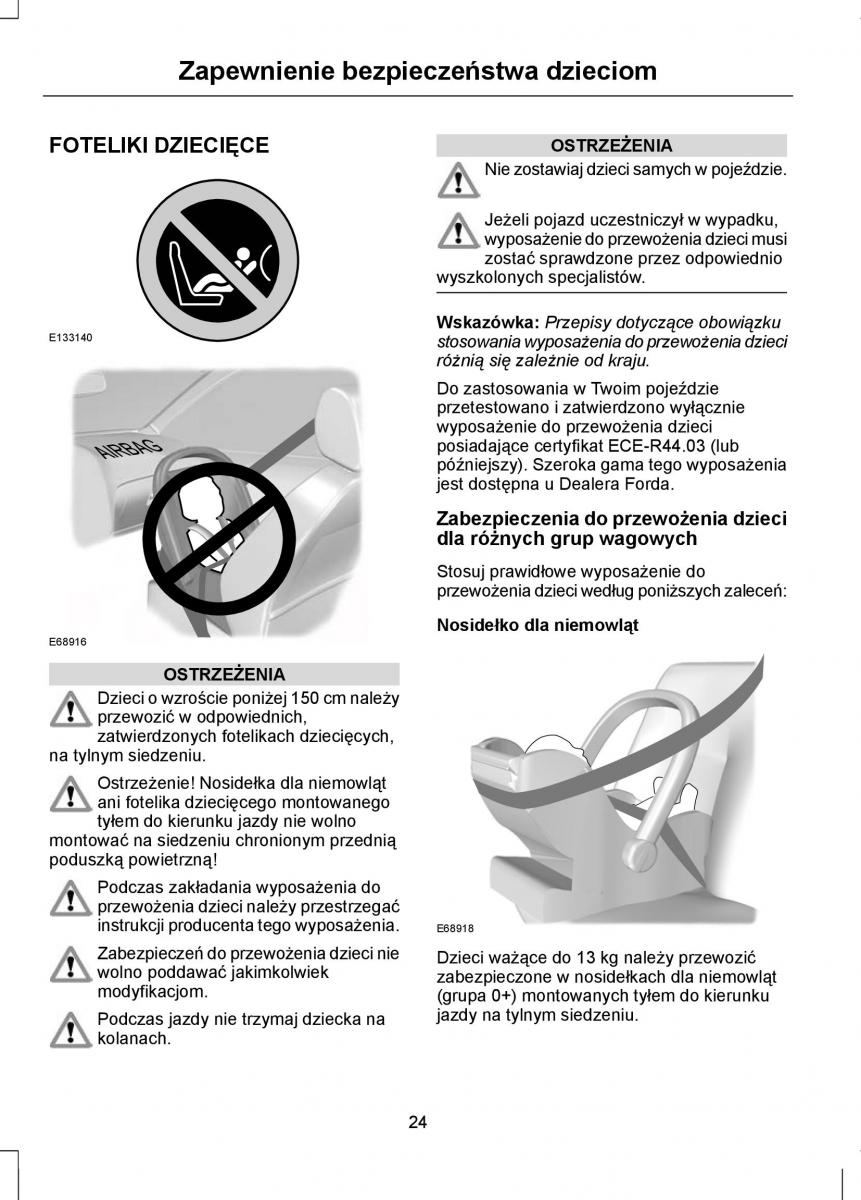 Ford Focus III 3 instrukcja obslugi / page 26