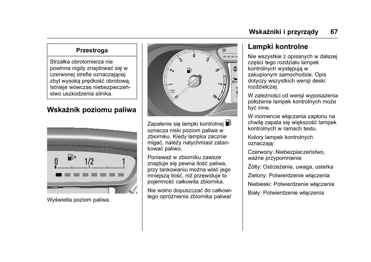 Opel Karl instrukcja obslugi / page 68