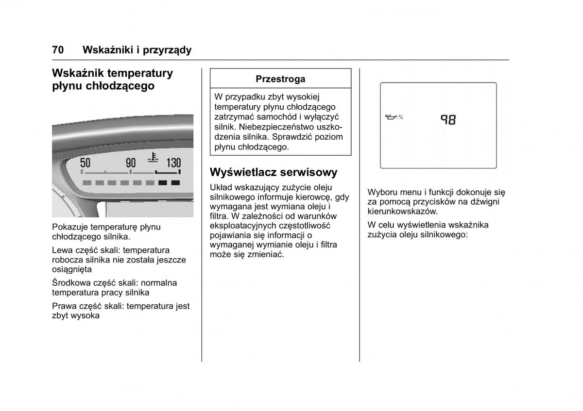 Opel Karl instrukcja obslugi / page 71