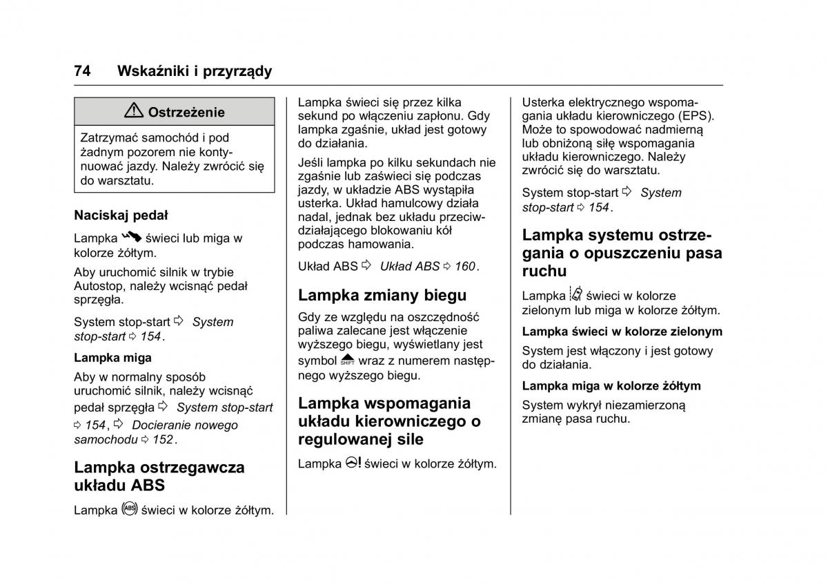 Opel Karl instrukcja obslugi / page 75