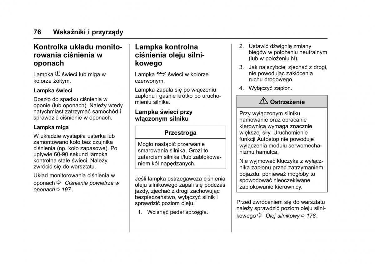 Opel Karl instrukcja obslugi / page 77