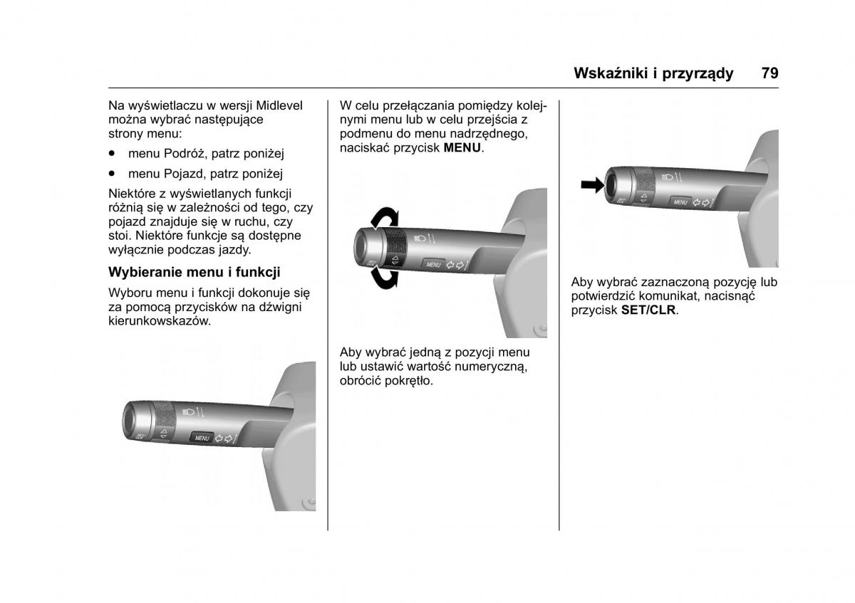 Opel Karl instrukcja obslugi / page 80