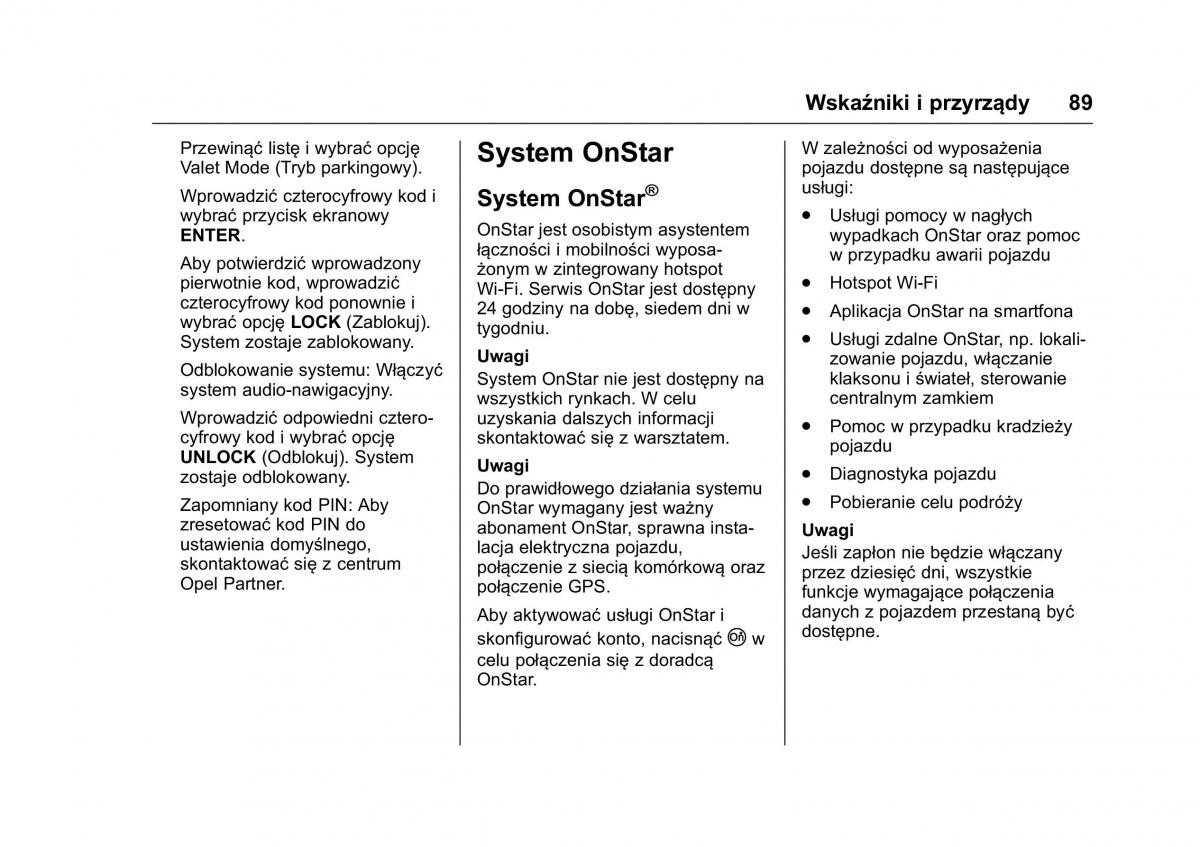 Opel Karl instrukcja obslugi / page 90