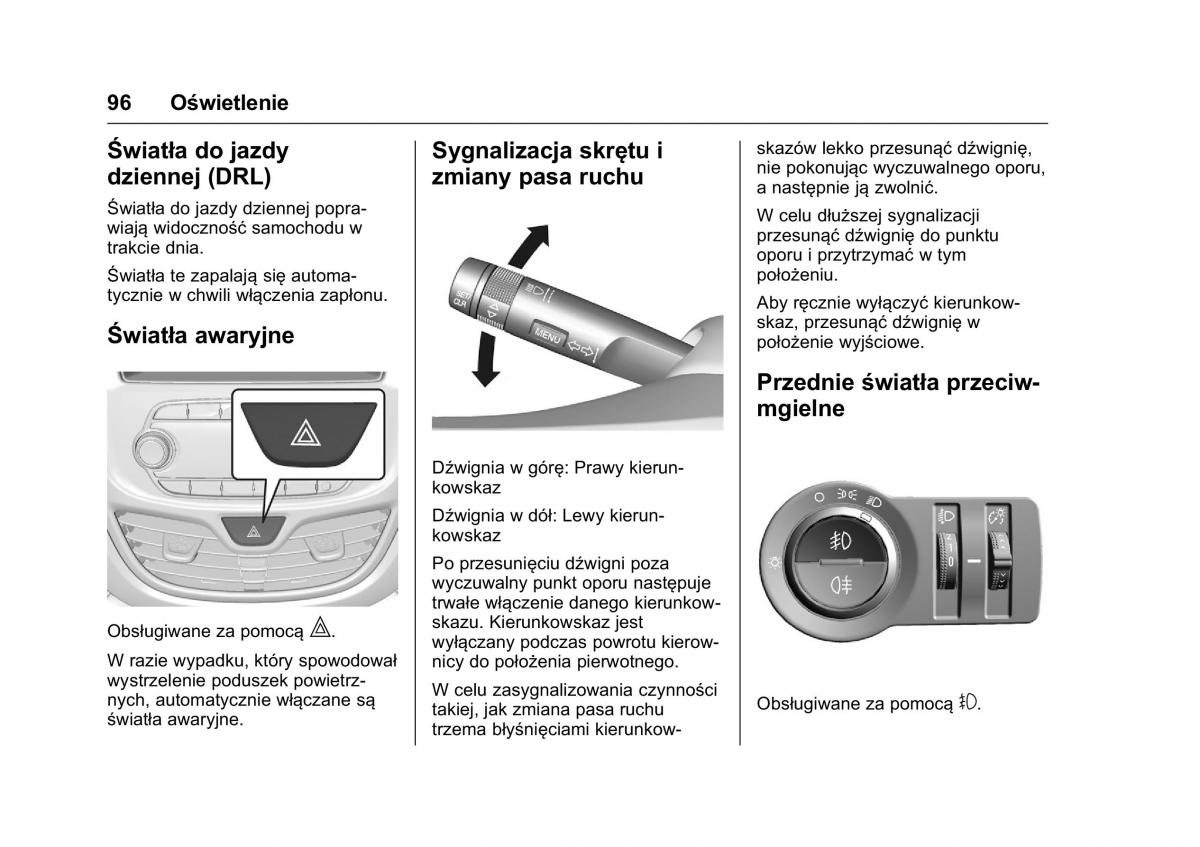 Opel Karl instrukcja obslugi / page 97