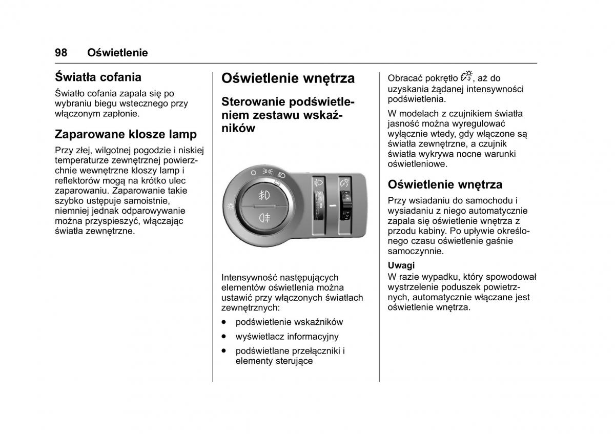 Opel Karl instrukcja obslugi / page 99