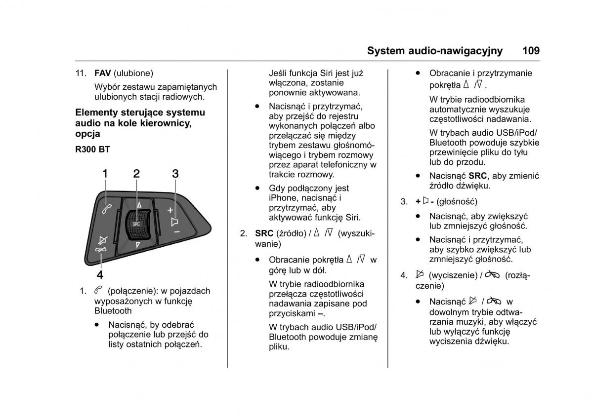 Opel Karl instrukcja obslugi / page 110