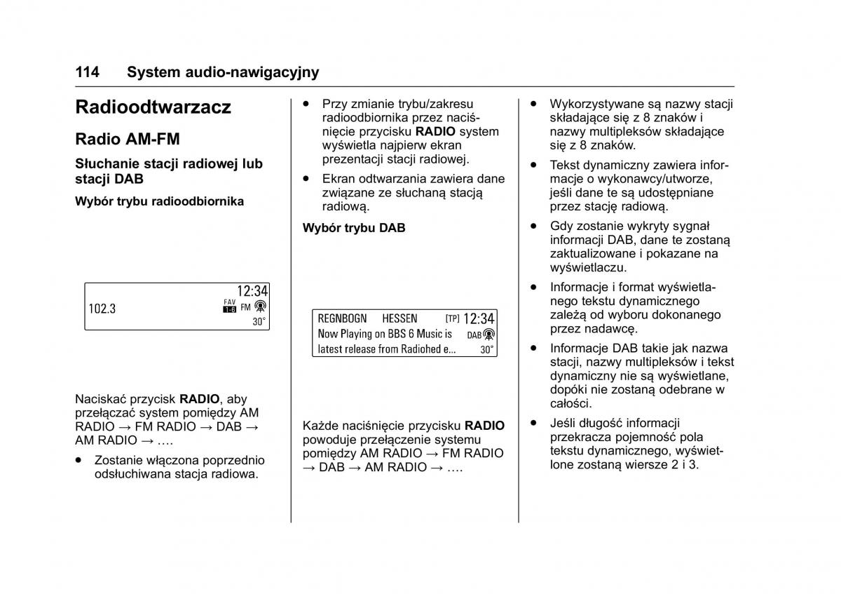 Opel Karl instrukcja obslugi / page 115