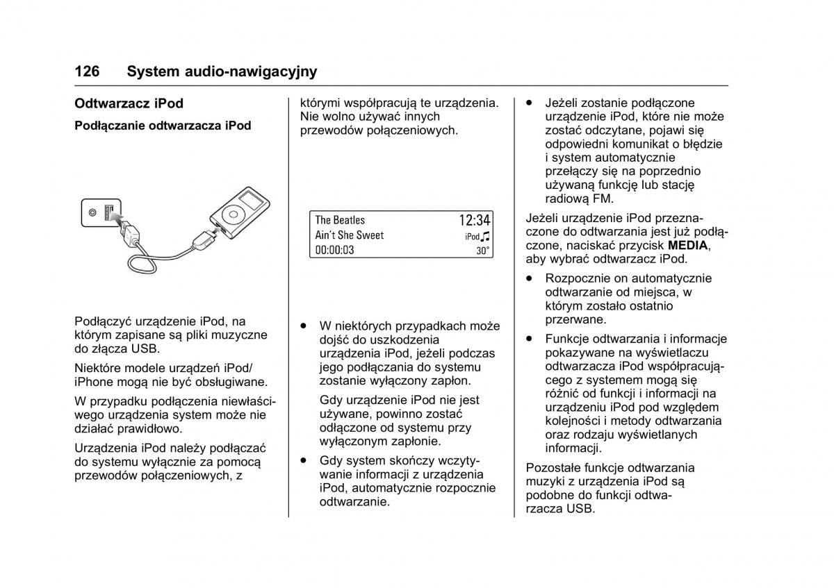 Opel Karl instrukcja obslugi / page 127