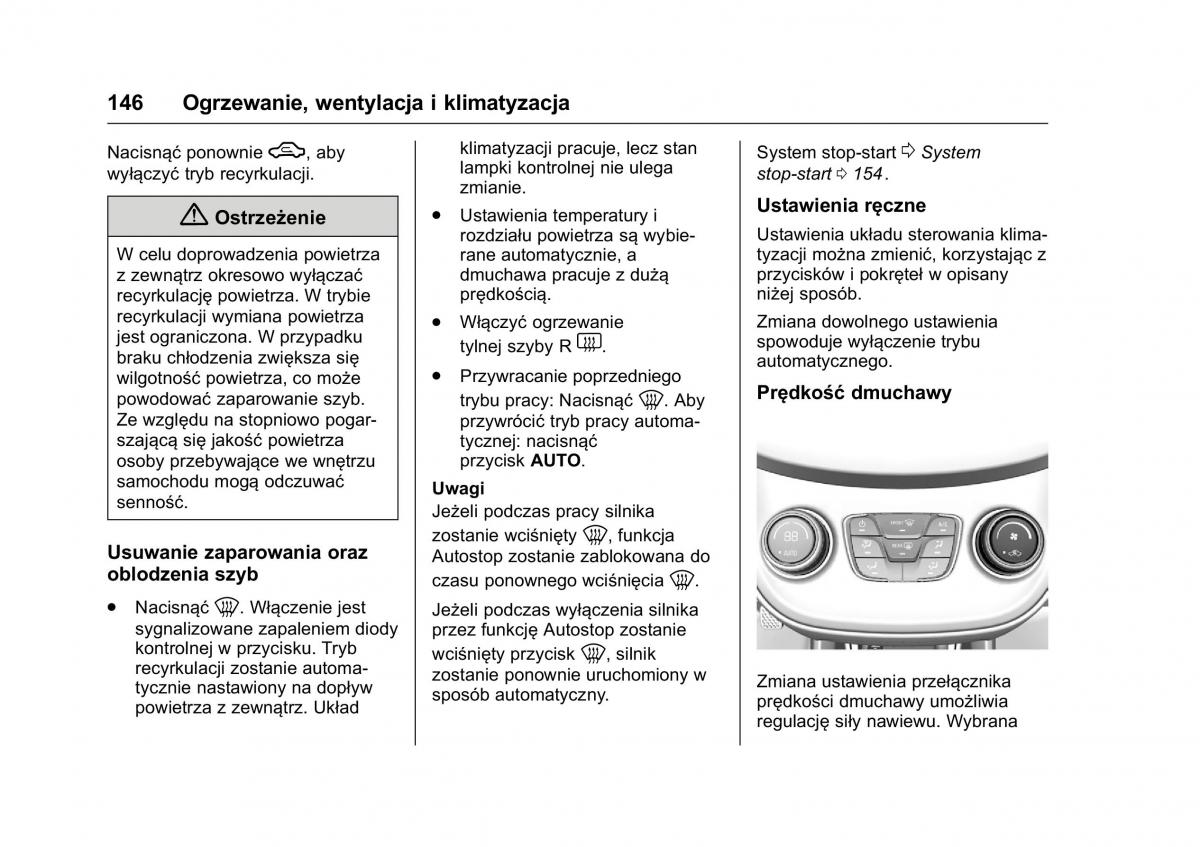 Opel Karl instrukcja obslugi / page 147