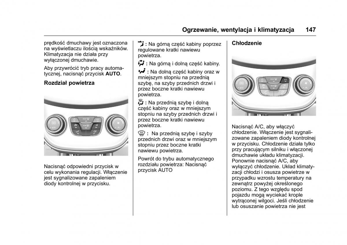 Opel Karl instrukcja obslugi / page 148