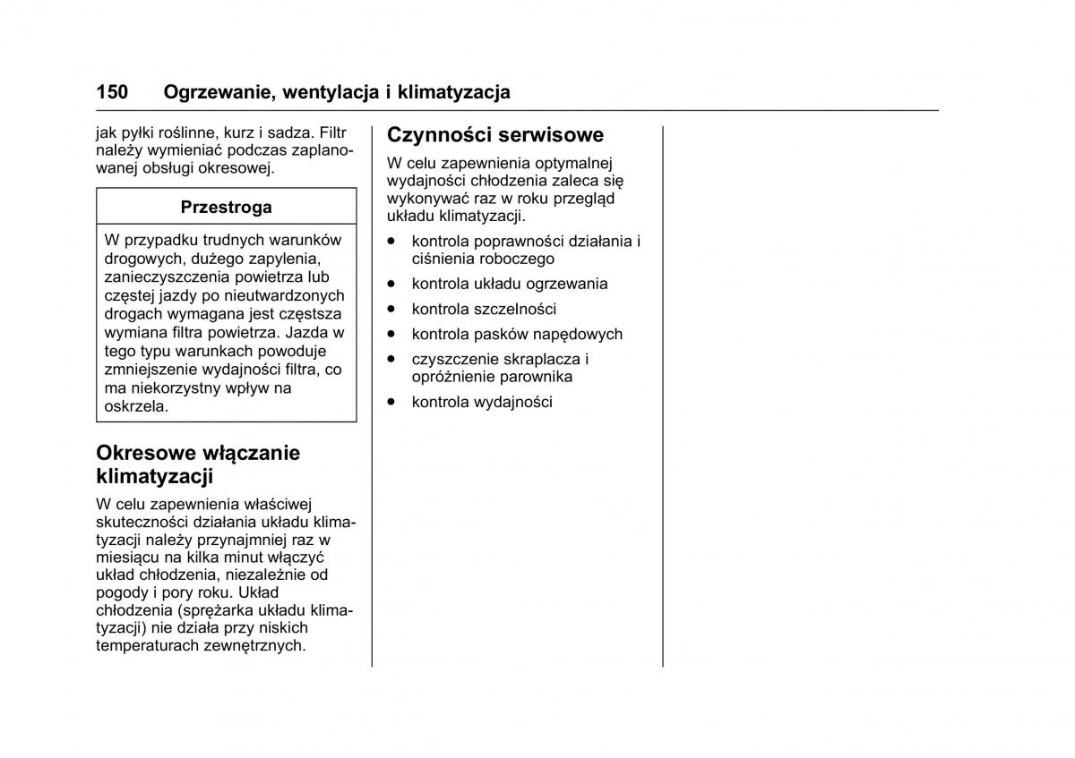 Opel Karl instrukcja obslugi / page 151