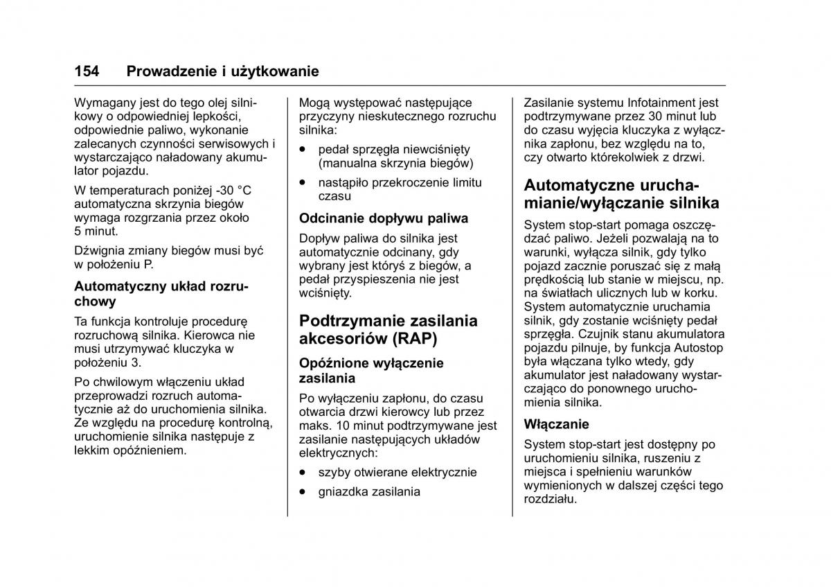 Opel Karl instrukcja obslugi / page 155