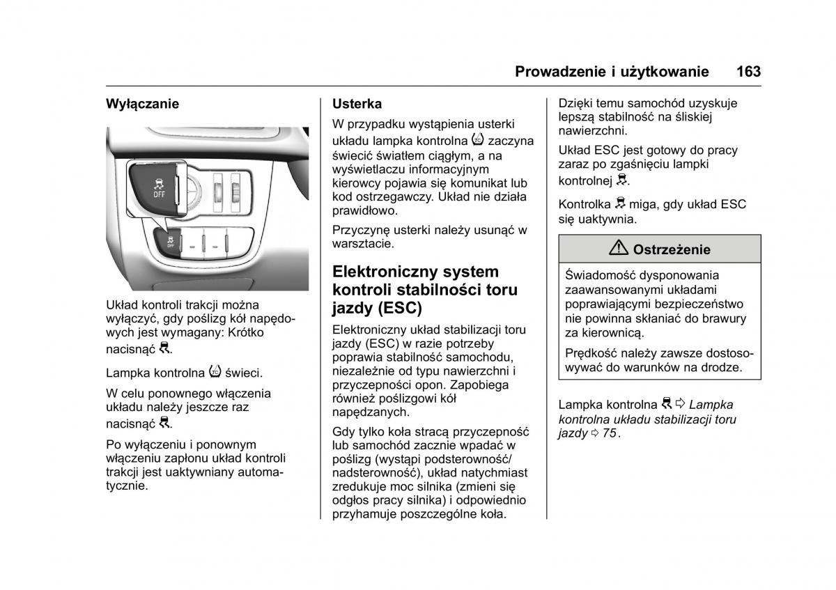 Opel Karl instrukcja obslugi / page 164