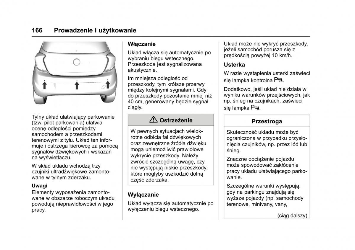 Opel Karl instrukcja obslugi / page 167