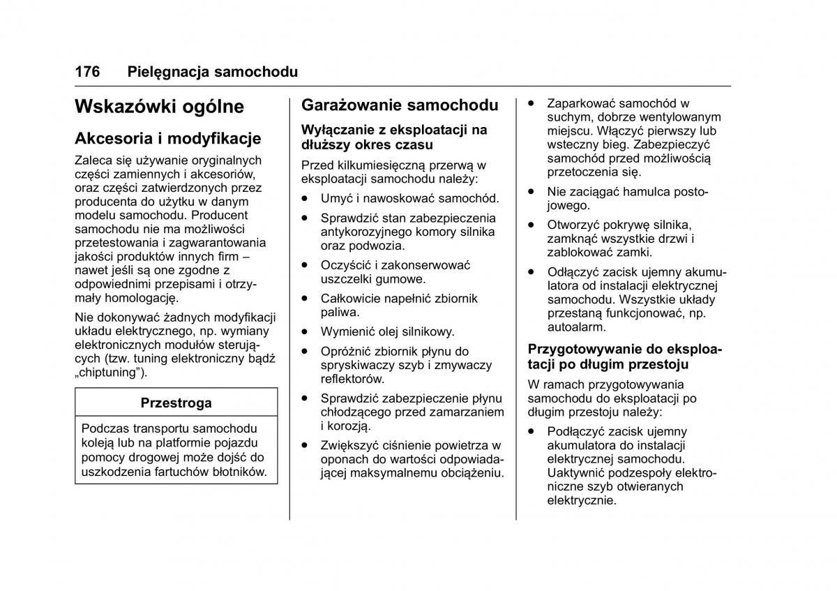 Opel Karl instrukcja obslugi / page 177