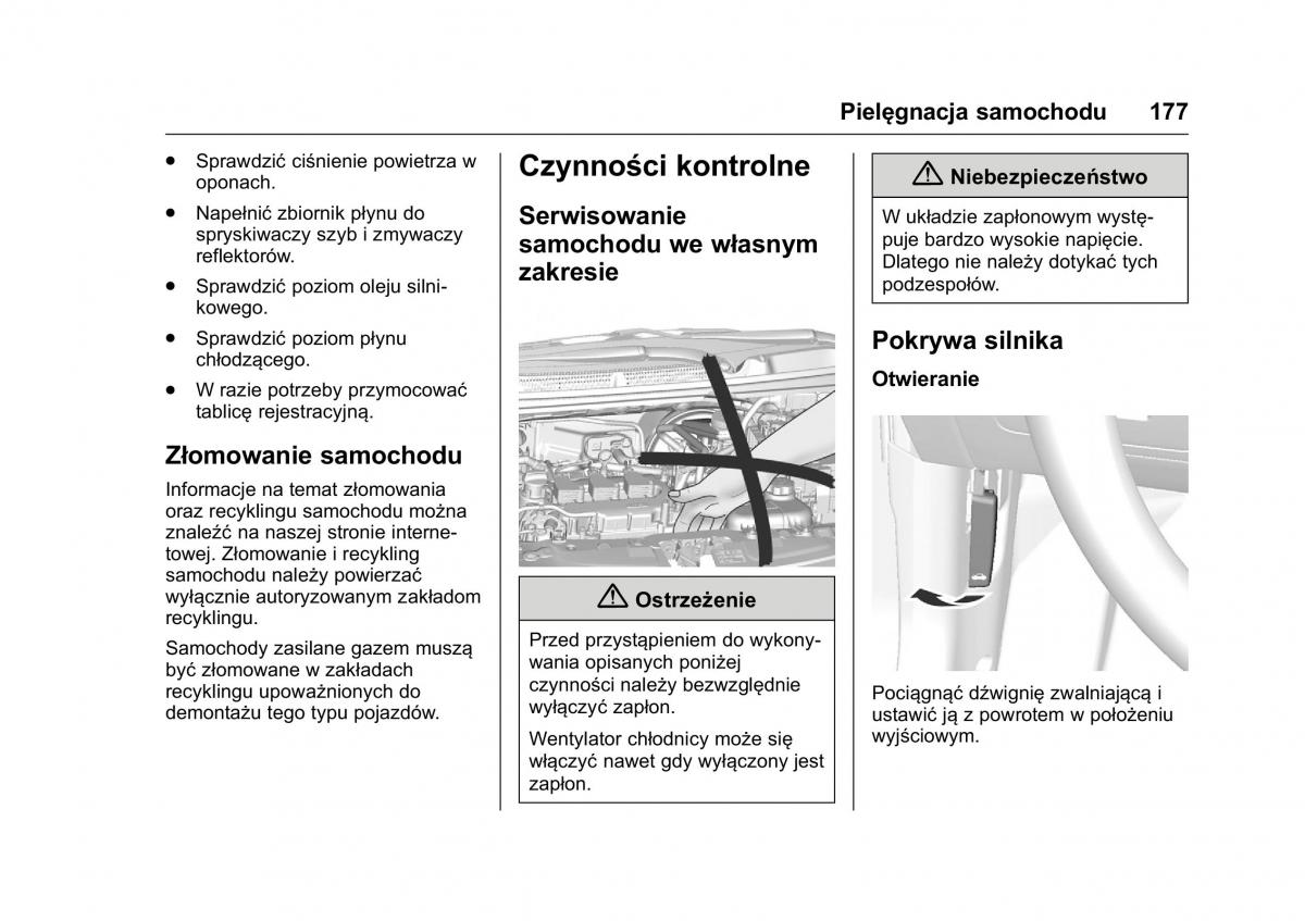 Opel Karl instrukcja obslugi / page 178