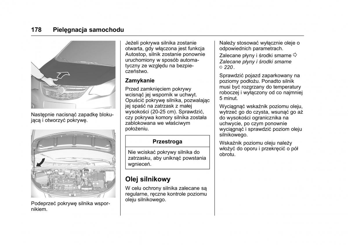 Opel Karl instrukcja obslugi / page 179