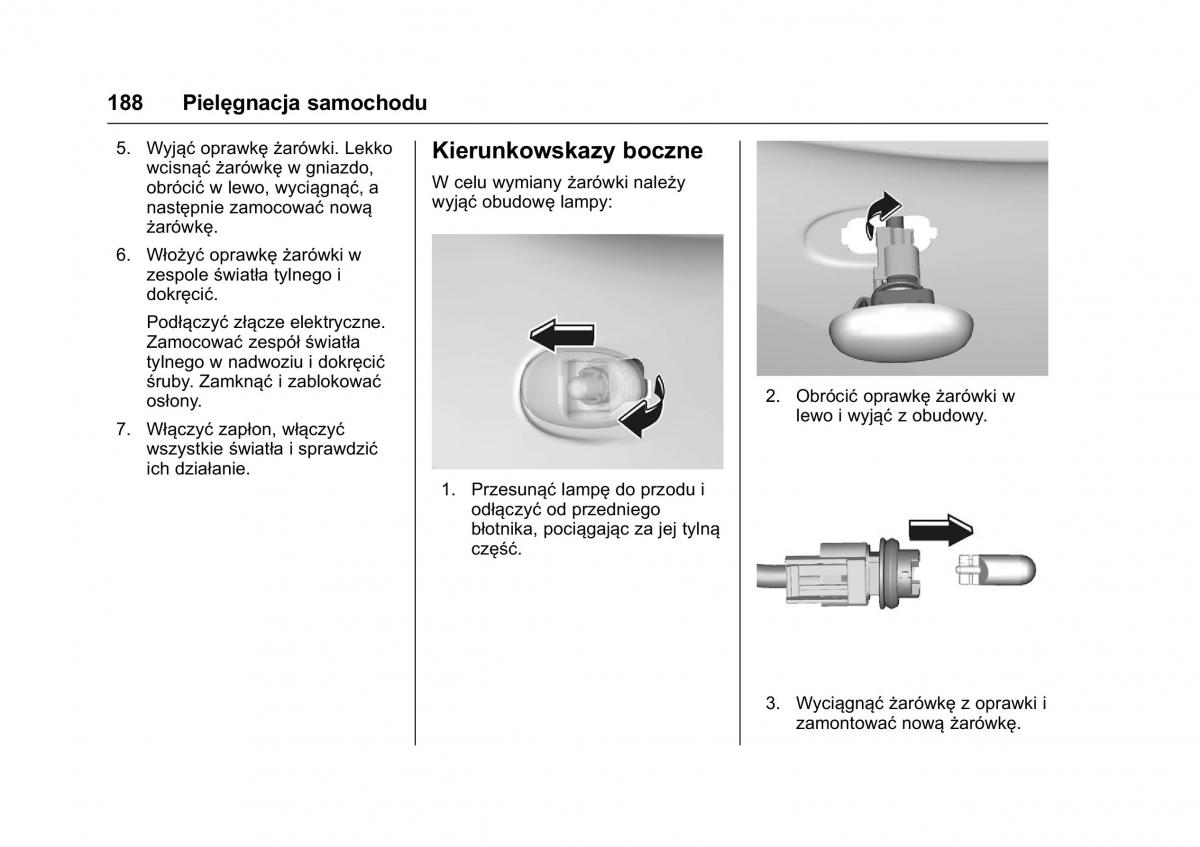 Opel Karl instrukcja obslugi / page 189