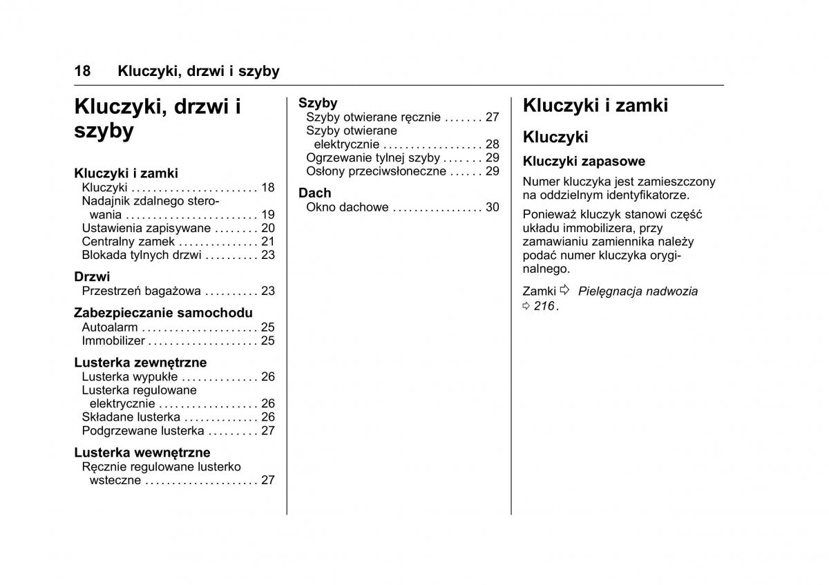 Opel Karl instrukcja obslugi / page 19