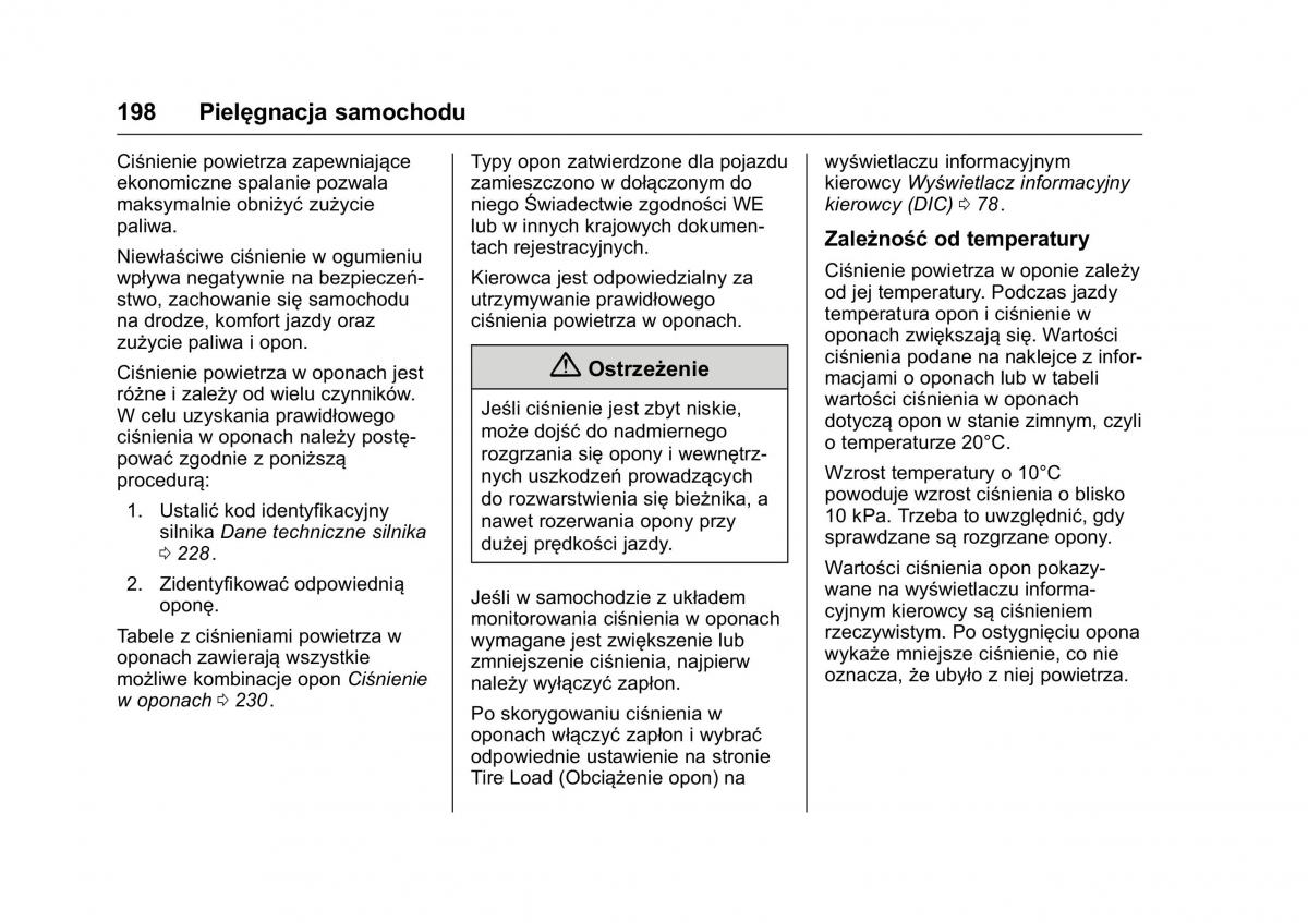 Opel Karl instrukcja obslugi / page 199