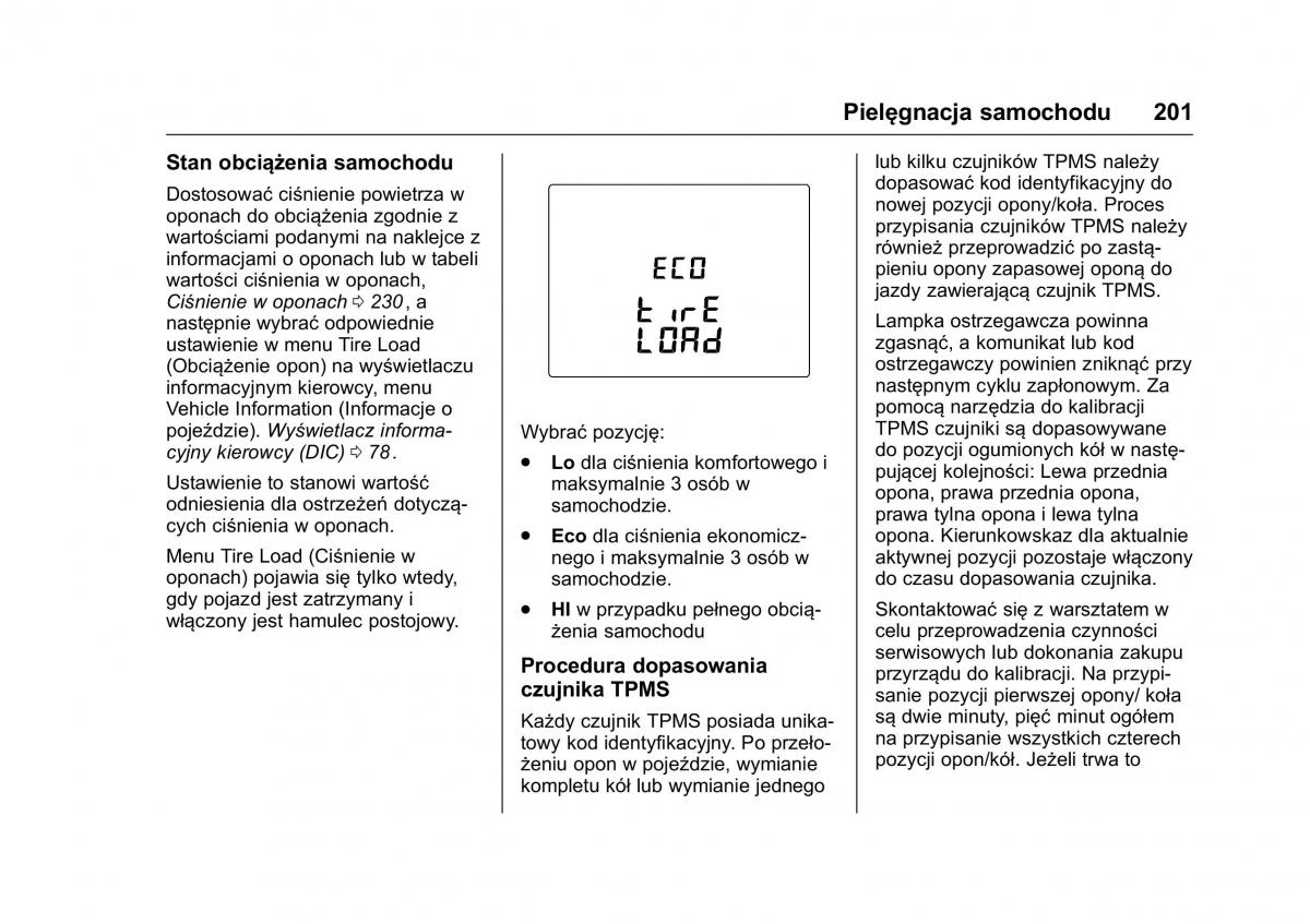 Opel Karl instrukcja obslugi / page 202