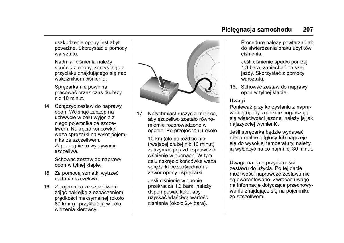 Opel Karl instrukcja obslugi / page 208