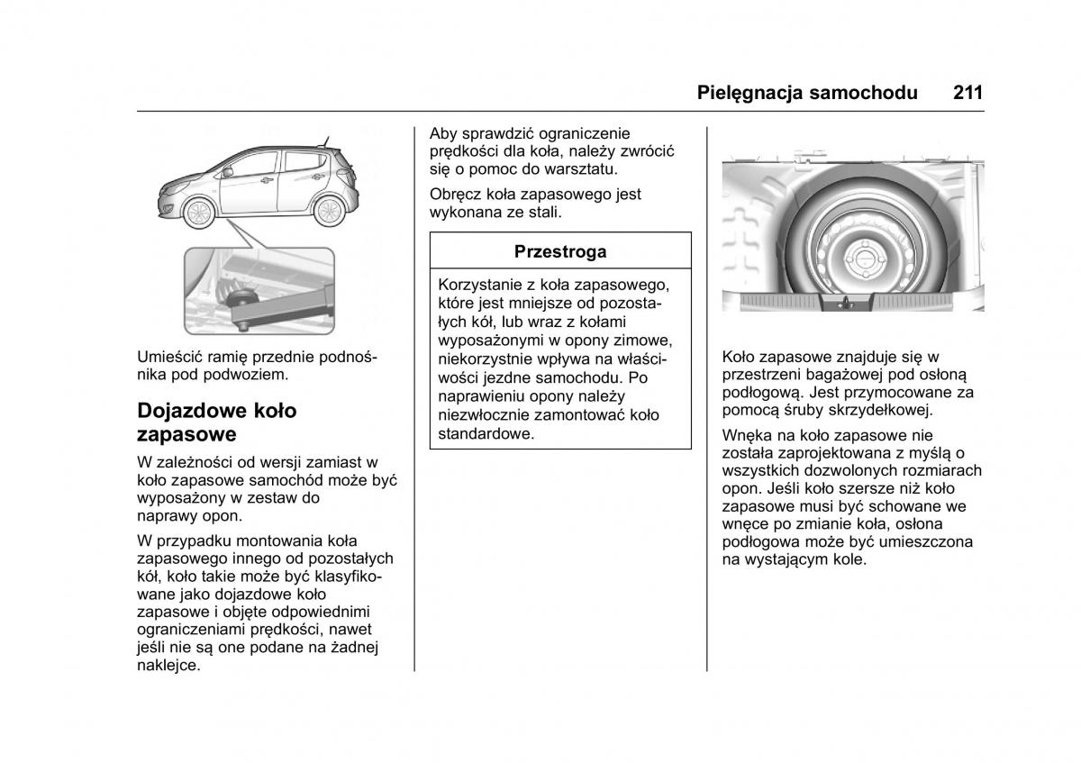 Opel Karl instrukcja obslugi / page 212