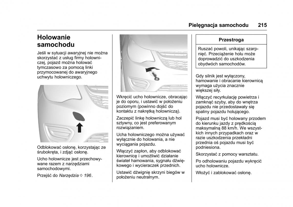 Opel Karl instrukcja obslugi / page 216