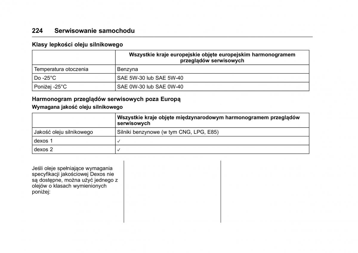 Opel Karl instrukcja obslugi / page 225