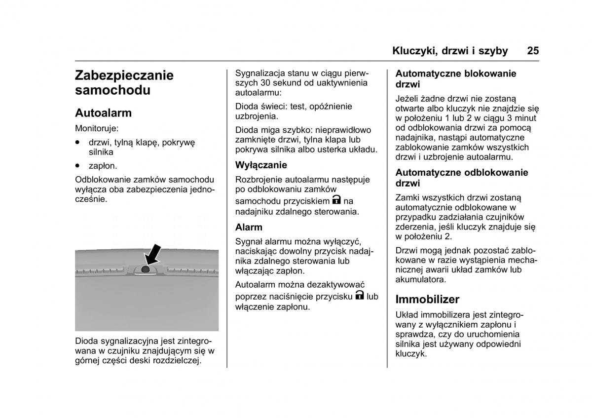 Opel Karl instrukcja obslugi / page 26