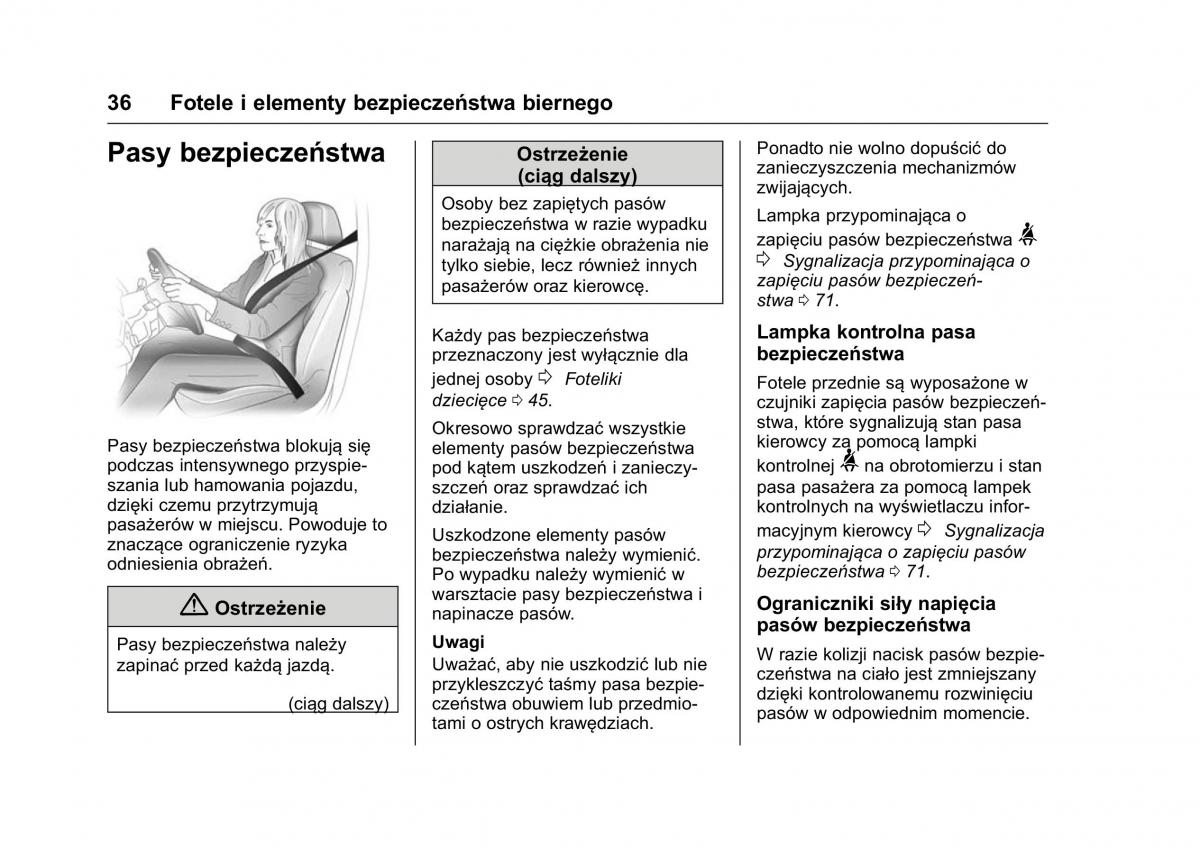 Opel Karl instrukcja obslugi / page 37