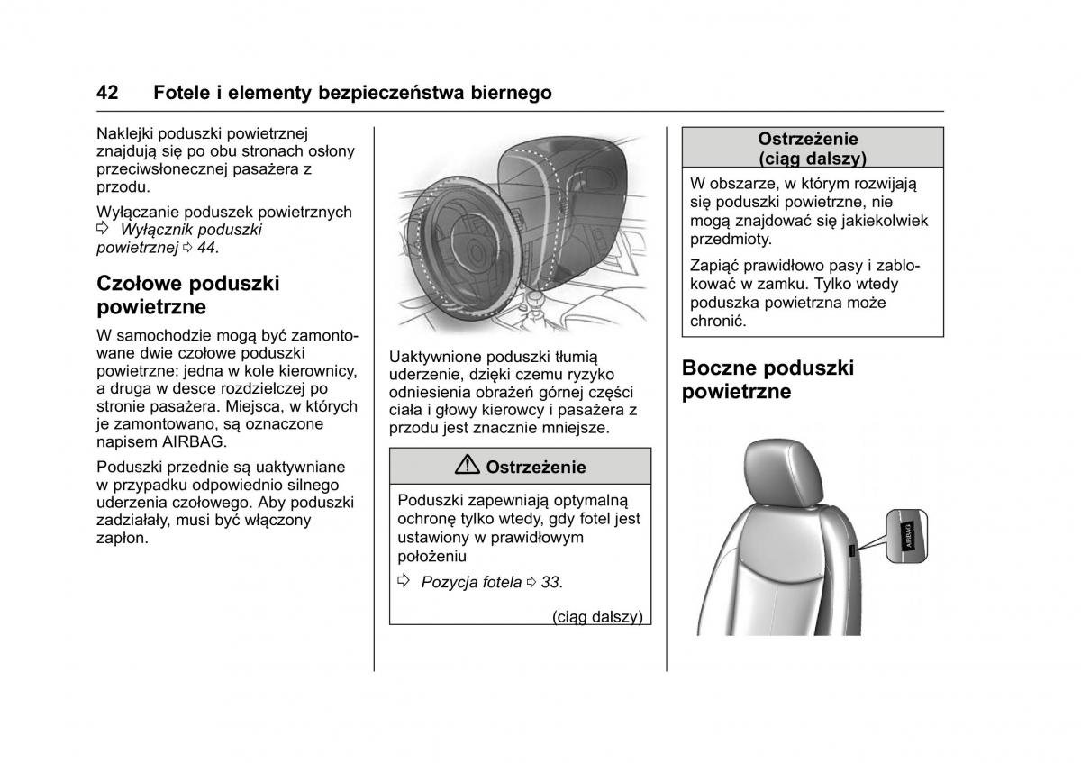 Opel Karl instrukcja obslugi / page 43