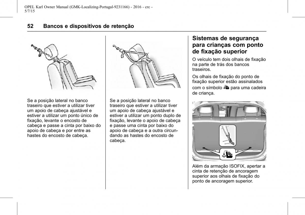 Opel Karl manual del propietario / page 53