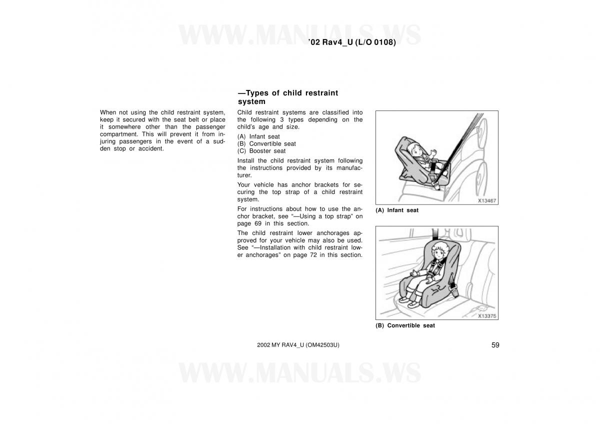 Toyota RAV4 II 2 owners manual / page 59