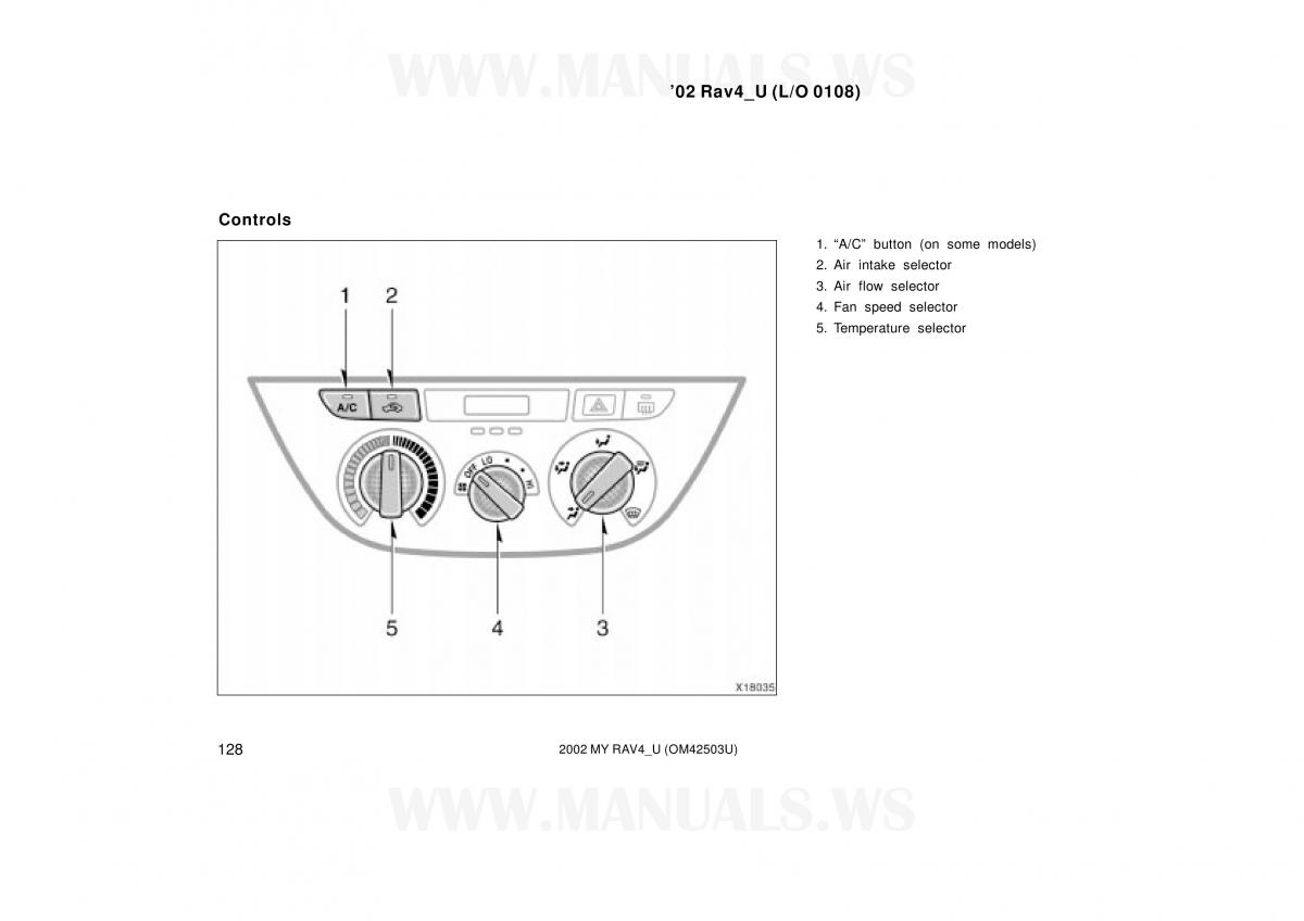 Toyota RAV4 II 2 owners manual / page 128