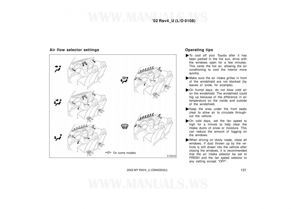 Toyota RAV4 II 2 owners manual / page 131