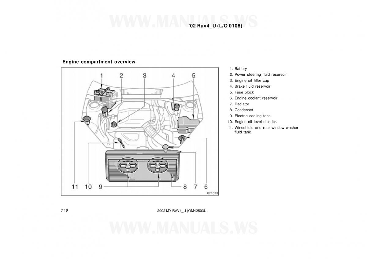 Toyota RAV4 II 2 owners manual / page 218