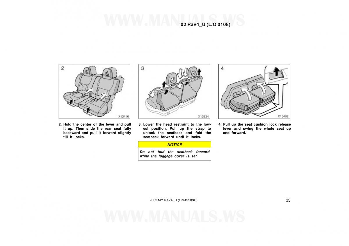 Toyota RAV4 II 2 owners manual / page 33