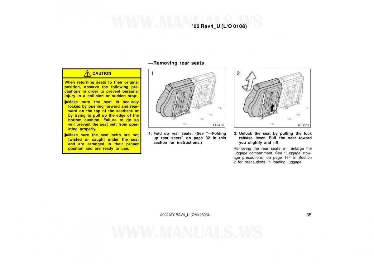 Toyota RAV4 II 2 owners manual / page 35